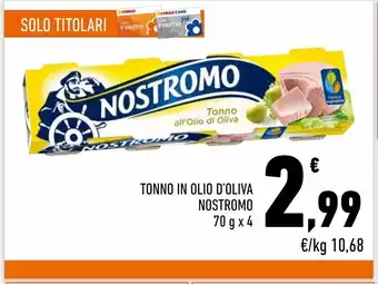 Conad Tonno in olio d'oliva nostromo offerta