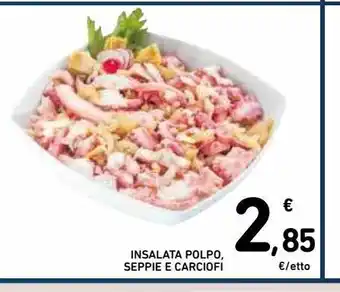 Insalata polpo, seppie e carciofi