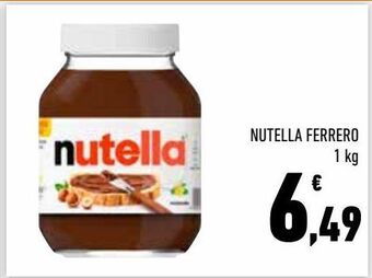 Conad Nutella ferrero offerta