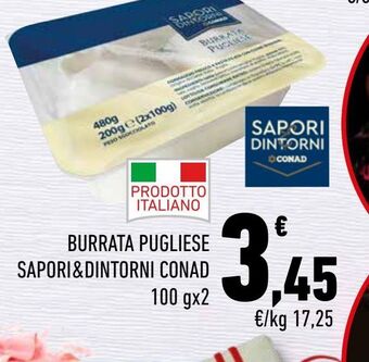 Conad City Burrata pugliese sapori&dintorni conad offerta