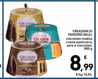 Spazio Conad Creazioni di pandoro bauli offerta