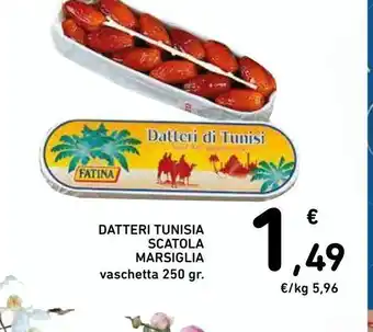 Spazio Conad Datteri tunisia scatola marsiglia offerta