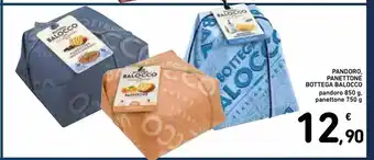 Spazio Conad Pandoro, panettone bottega balocco offerta