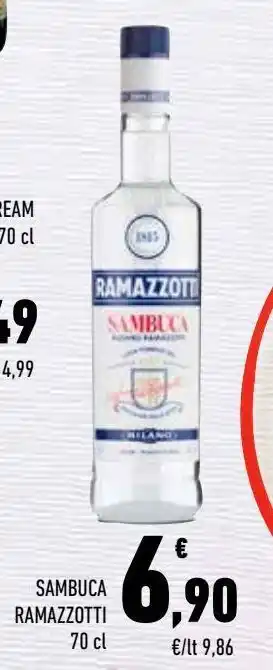Conad Sambuca ramazzotti offerta