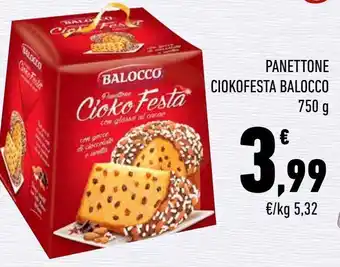 Conad City Panettone ciokofeasta balocco offerta