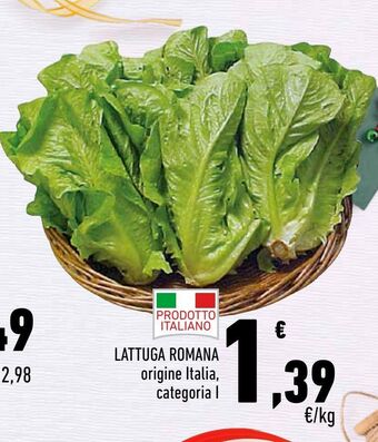 Conad Lattuga romana offerta