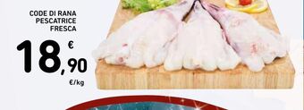 Code di rana pescatrice fresca