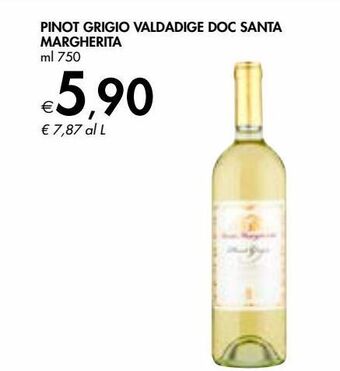 Bennet Pinot grigio valdadige doc santa margherita offerta