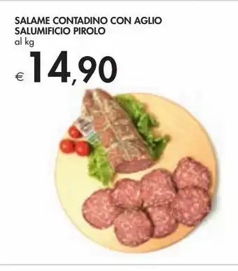 Bennet Salame contadino con aglio salumificio pirolo offerta