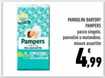Conad Pannolini babydry pampers offerta