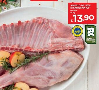 Bennet Agnello da latte di sardegna igp offerta