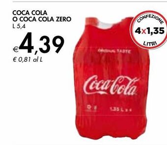 Bennet Coca cola o coca cola zero offerta