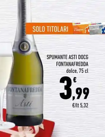 Conad City Spumante asti docg fontanafredda offerta