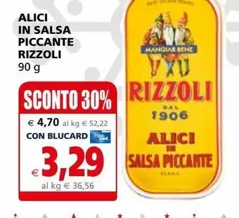 Alici in salsa piccante rizzoli