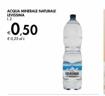 Acqua minerale naturale levissima