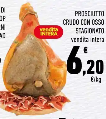 Conad Prosciutto crudo con osso stagionato offerta
