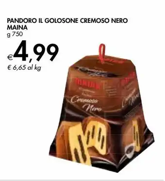 Bennet Pandoro il golosone cremoso nero maina offerta