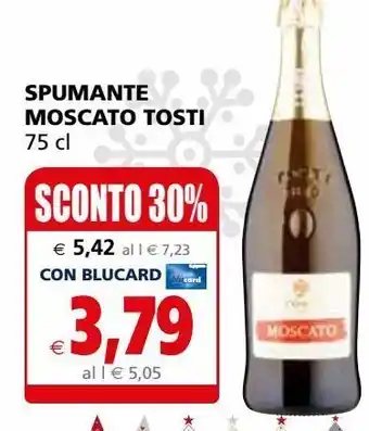 Spumante moscato tosti