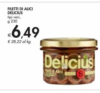 Bennet Filetti di alici delicius offerta
