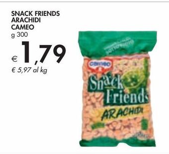 Bennet Snack friends arachidi cameo offerta
