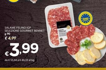 Bennet Salame felino igp selezione gourmet bennet offerta