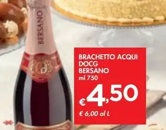 Bennet Brachetto acqui docg bersano offerta