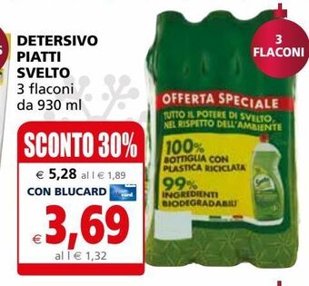 Il Gigante Detersivo piatti svelto offerta
