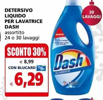 Il Gigante Detersivo liquido per lavatrice dash offerta