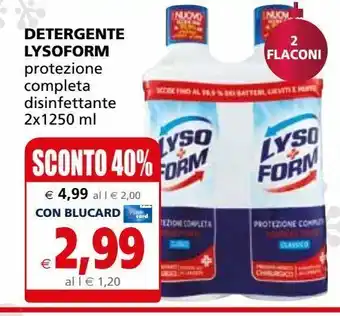 Il Gigante Detergente lysoform offerta