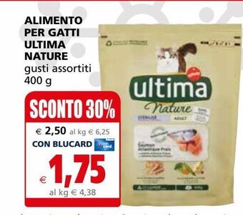 Il Gigante Alimento per gatti ultima nature offerta
