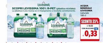 Acqua minerale levissima
