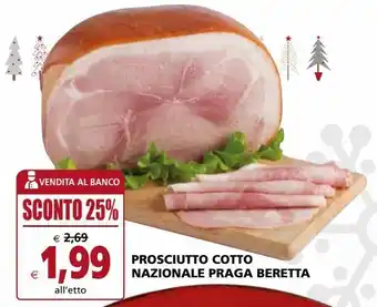 Il Gigante Prosciutto cotto nazionale praga beretta offerta