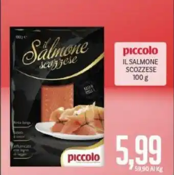 Supermercati Piccolo Piccolo Il Salmone Scozzese 100 g offerta