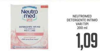 Supermercati Piccolo Neutromed Detergente Intimo vari tipi 200 ml offerta