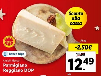 Lidl Antichi Maestri Parmigiano Reggiano DOP offerta