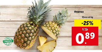 Lidl Ananas offerta
