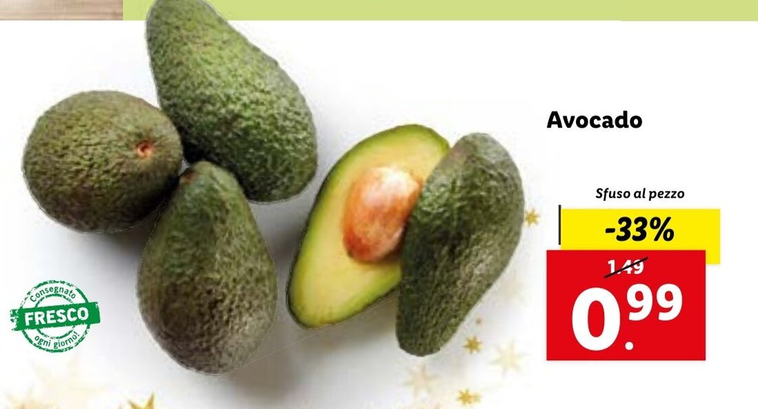 Avocado offerta di Lidl