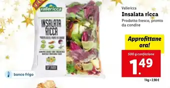 Lidl Vallericca Insalata ricca 500 g offerta