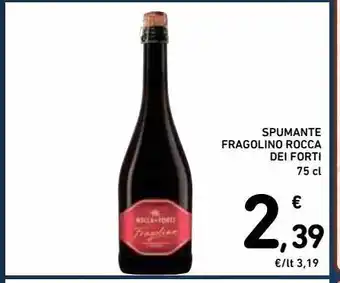 Spazio Conad Spumante fragolino rocca dei forti offerta