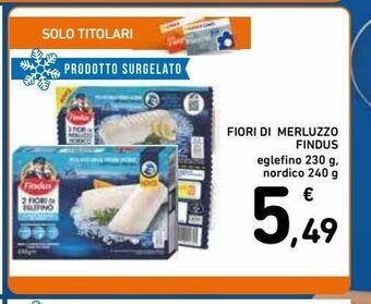 Spazio Conad Fiori di merluzzo findus offerta