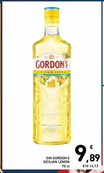 Spazio Conad Gin gordon's sicilian lemon offerta