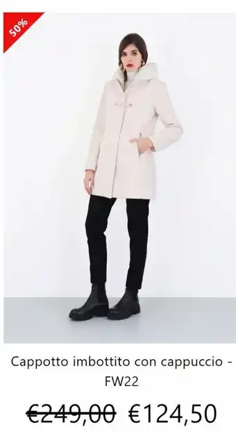 Cappotto imbottito con cappuccio