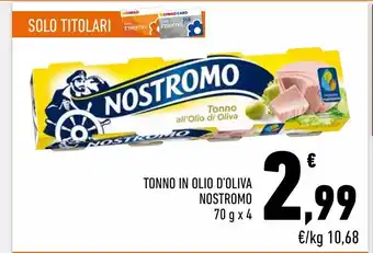 Conad City Tonno in olio d'oliva nostromo offerta