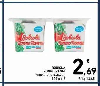 Spazio Conad Robiola nonno nanni offerta