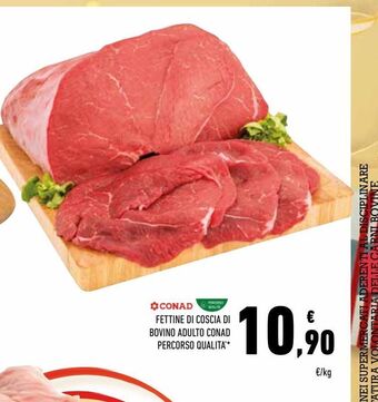 Conad Fettine di coscia di bovino adulto conad percorso qualità offerta