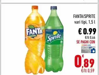 Conad City Fanta/sprite offerta