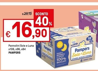 Iper La Grande Sole Pannolini Pampers offerta