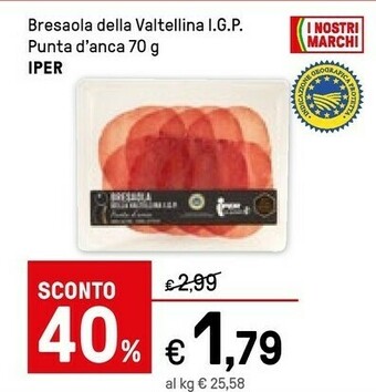 Iper La Grande Beretta Salumi offerta