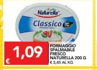 TuoDi Formaggio Spalmabile Fresco Naturella 200 g offerta