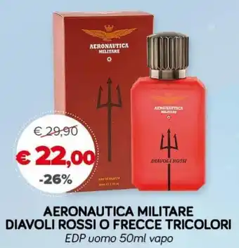 Il Tulipano Aeronautica Militare Diavoli Rossi O Frecce Tricolori EDP uomo 50ml vapo offerta
